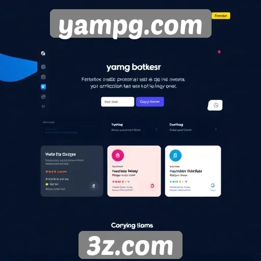 Interface do yampg.com é intuitiva e acessível
