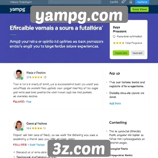Avaliação da comunidade online do yampg.com