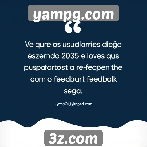 Feedback dos usuários sobre yampg.com em 2025